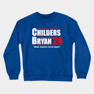 Childers Bryan 2024 - Blue Color Edition Crewneck Sweatshirt